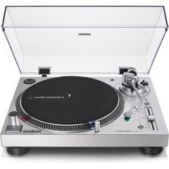 Audio-Technica AT-LP120XUSB Stereo Turntable - High-Quality Sound & USB Support - Sleek Silver Design